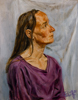 Portrait Annett | 1994 | in Privatbesitz | Öl auf Hartfaser | 55,5 cm x 43,5 cm