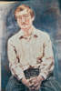 Portrait eines jungen Mannes | Öl auf Hartfaser | in Privatbesitz
