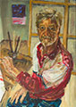 Portrait | im Arbeitsprozess | Öl auf Leinwand | 50cm x 70cm